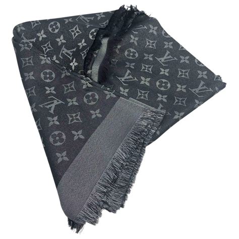 louis vuitton mens knit scarf|louis vuitton scarf men grey.